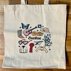NEW, Swiftie Canvas Tote from the Grammy Museum Taylor Swift Exhibit